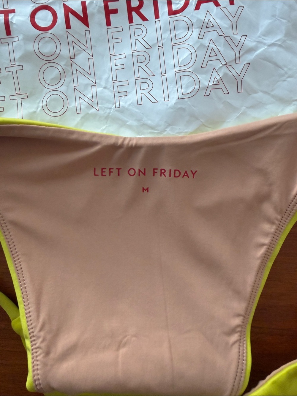 Left On Friday Skinny dip bottom (chartreuse) - Picture 4 of 5